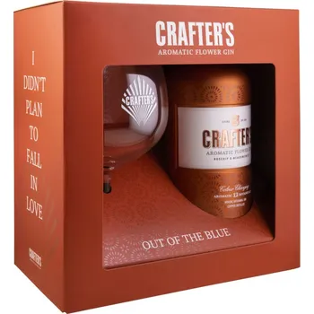 Gin Crafter´s Gin Aromatic Flower 44,3% Gift Box 0,7l
