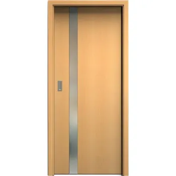 Interiérové dveře SAPELI HARMONIE KOMFORT M83 - DÝHA - POSUVNÉ DVEŘE VČ. ZÁRUBNĚ - buk Průchozí šířka (cm): 80, Průchozí výška (cm): 197, Typ skla: Satináto bílé