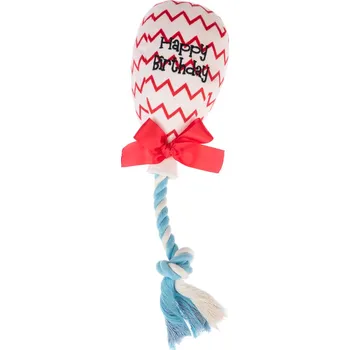 TIAKI hračka pro psy narozeninový balónek - D 30 x Ø 9 cm