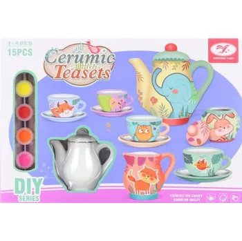 Dětská kuchyňka Malovací čajový set