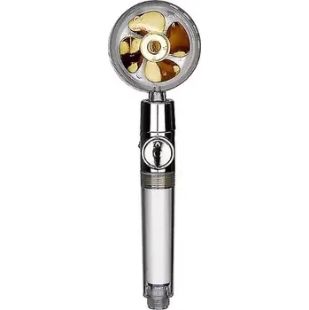 Sprchový panel Zaparkorun Rotující sprchová hlavice - zlatá