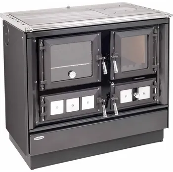 Sporák na tuhá paliva KVS Ekodivize a.s. KVS MORAVIA KLAUDIE TYP 9112 sporák na tuhá paliva 7,1kW, s troubou, pravý, antracit/chrom