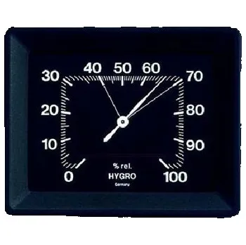 Domácí teploměr vlhkoměr 10x3,8x8cm PH ČER 44.1004