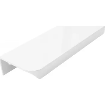 Nábytkové kování Interex design Úchytka na hranu dveří PADOVA / Bílá matná 32 mm