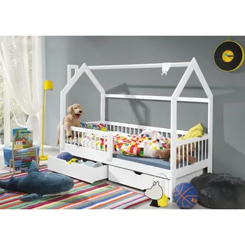 Dětská postel Dětská domečková postel OTAKAR se šuplíky - 200x90 cm