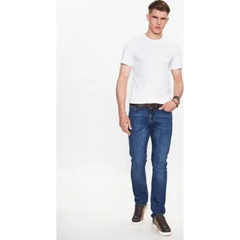 Pánské tričko Guess T-Shirt M2YI36 I3Z14 Bílá Slim Fit XXL