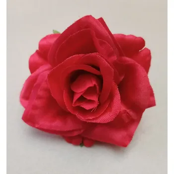 umělá květina Květ růže Scarlet 6 cm červený