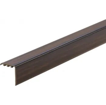 soklová lišta Cezar Lišta prahová natloukací 30x30/0,9m OŘECH 896804
