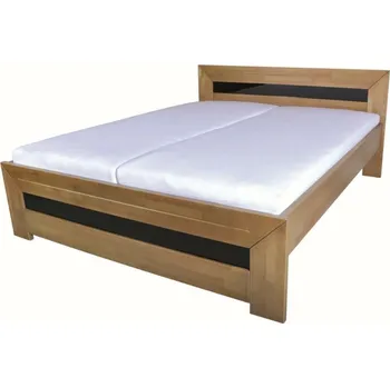 Postel Dřevěná postel Salma 220x160 Buk Doprava ZDARMA.