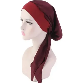 Šátek Šátek na hlavu - bordový