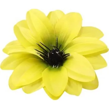 umělá květina Umělý květ jiřiny 11 cm, bledě zelená