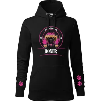 Dámská mikina STRIKER Dámská mikina Boxer Barva: Černá, Velikost: XL