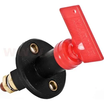 Autobaterie odpojovač baterie plast větší praporek 12V 30A