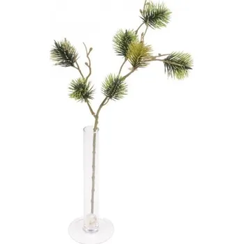 umělá květina Větev borovice 48 cm, bledě zelená