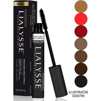 Barva na vlasy Lialysse Barvicí řasenka pro oživení a tónování vlasů 18ml Barva: Hnědá tmavá