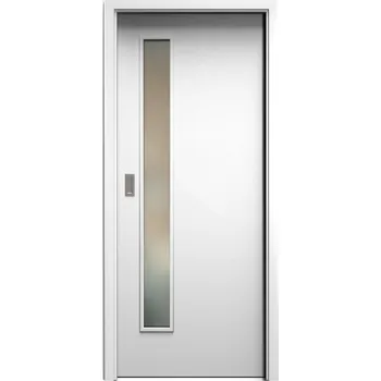 Interiérové dveře SAPELI ELEGANT PRAKTIK M60 - START - POSUVNÉ DVEŘE VČ. ZÁRUBNĚ - Bílá Průchozí šířka (cm): 80, Průchozí výška (cm): 197, Typ skla: Satináto bílé