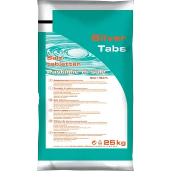 Změkčovač vody Salinen Austria AG Tabletová regenerační sůl Silver Tabs do změkčovačů (15 pytlů x 25 kg)