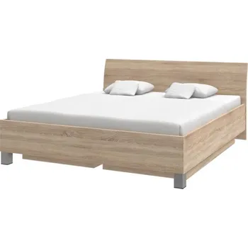Postel Dřevěná postel Uno plus s UP 200x180 Bílá arctic