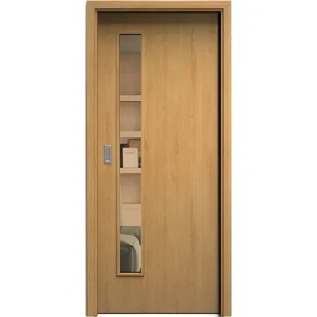 Interiérové dveře SAPELI ELEGANT PRAKTIK M60 - START - POSUVNÉ DVEŘE VČ. ZÁRUBNĚ - Dub Průchozí šířka (cm): 90, Průchozí výška (cm): 197, Typ skla: Planibel bronz