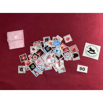 Pexeso HandMade by VeJa Mini cestovní pexeso č.90 - srdce (64kousků)