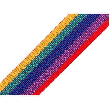 Pro Háčkování Popruh polypropylénový 4 cm multikolor