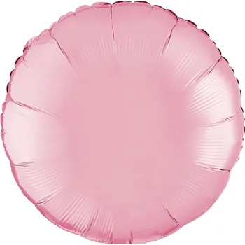 Balónek Amscan / Reithmüller Balonek fóliový kruh růžový, 43 cm