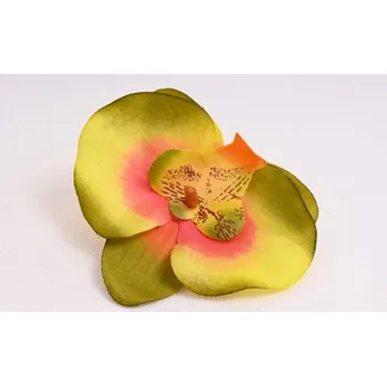 umělá květina Orchidej vazbová - phalaenopsis 10 cm zelená