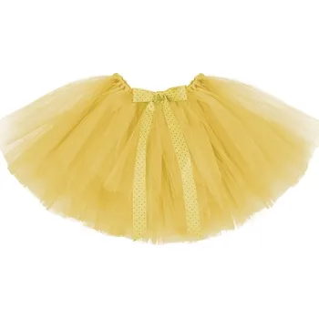Karnevalový kostým PartyDeco Tylová sukýnka žlutá, obvod 95 cm