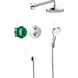 Hansgrohe 27295000 - Sprchový set 180 s termostatem Ecostat S; 2 proudy; chrom