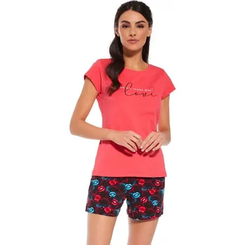 Dámské pyžamo Cornette pyžamo dámské 628/275 With Love - červená, S (Valentýnské pyžamo dámské)