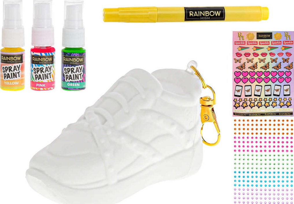 foto Kreativní sada MGA Rainbow High Výroba 3D přívěsku na klíče teniska