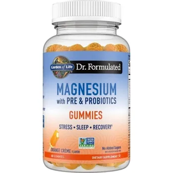 Garden of Life Dr. Formulated Magnesium s prebiotiky a probiotiky – Pomeranč medvídci 60 ks