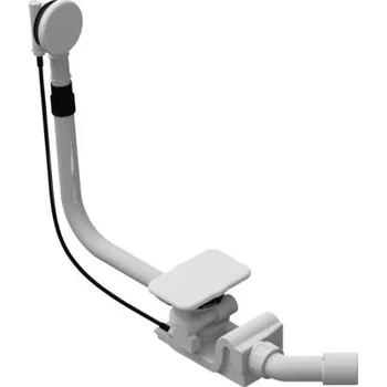 Sifon KALDEWEI odtoková a přepadová souprava KA 4060 pro koupelnovou vanu bílá matná 687772040711