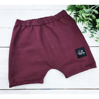 Dívčí kraťasy Kulišárny Dětské teplákové kraťasy BORDO VELIKOST: 98