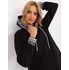 Dámské šaty Relevance Dámské mikinové šaty se zateplením černé, S/M