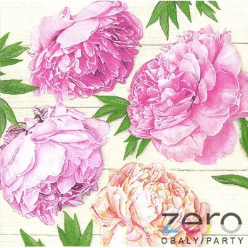 Papírový ubrousek Ubrousky Daisy 7320601 - pivoňky