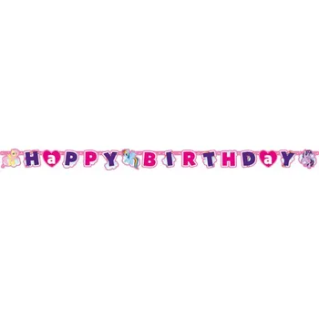 Amscan / Reithmüller Banner Happy Birthday My Little Pony Rainbow, 180 cm