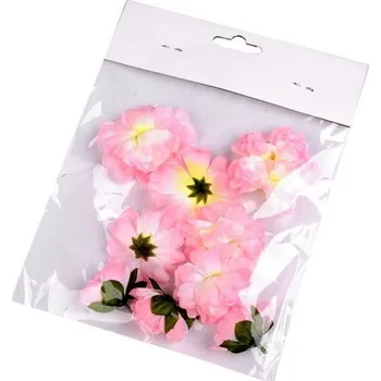 umělá květina Umělý jabloňový květ 9 ks sada