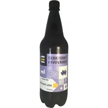 Pivo Beskydský pivovárek Borůvkový ležák 12 PET 1l Beskydský pivovárek