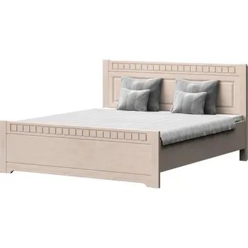 Postel Dřevěná postel Tirol postel 200x180 Vanilka patina