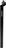 Max1 Sedlovka AL černá, 25,4/400 mm