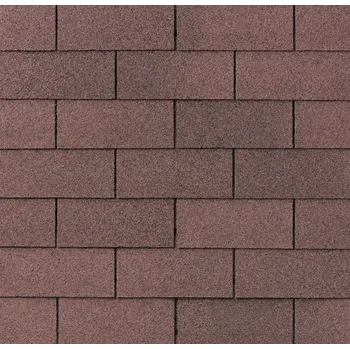 Střecha IKO klasické šindele NUMBER ONE 3 tabulový 07 - podvojná hnědá, cena za m2