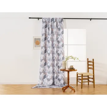 Závěs Designový závěs ALOFA 140x270 cm, vzorovaný Zavěšení: Řasící páska