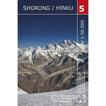 Nepal-Kartenwerk der Arbeitsgemeinschaft für vergleichende Hochgebirgsforschung Shorong / Hinku, Trekking-Karte