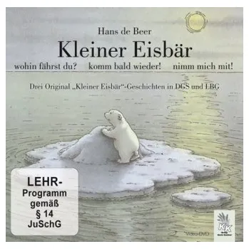 DVD film Kleiner Eisbär mit Gebärdensprache, 1 DVD - Beer, Hans de