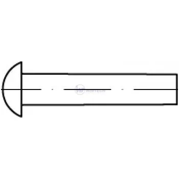 Nýt Nýt DIN 660 PH hliník 4,0 x 10 / balení 1000 ks