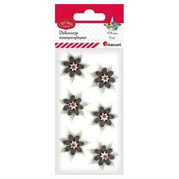 Set školních potřeb Dekoracje samoprzylepne papierowo-foliowe 3D 6szt