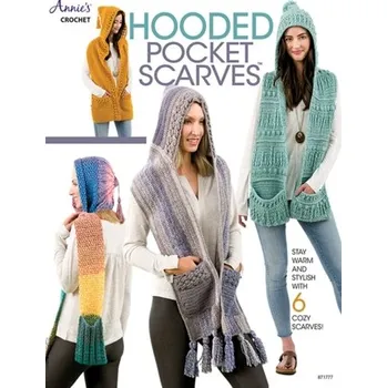 Hooded Pocket Scarves - Crochet, Annie's