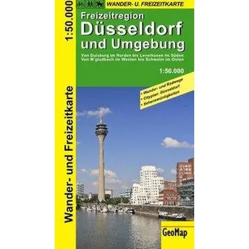GeoMap Karte Freizeitregion Düsseldorf und Umgebung