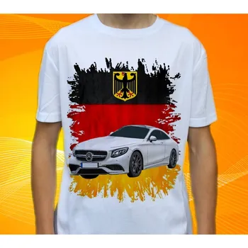 Pánské tričko tričko Mercedes Benz S500 Coupé L (Trička s motivy aut)